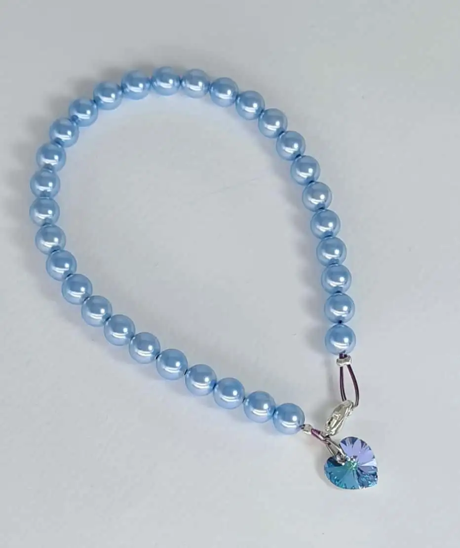 Light Blue bracelet.