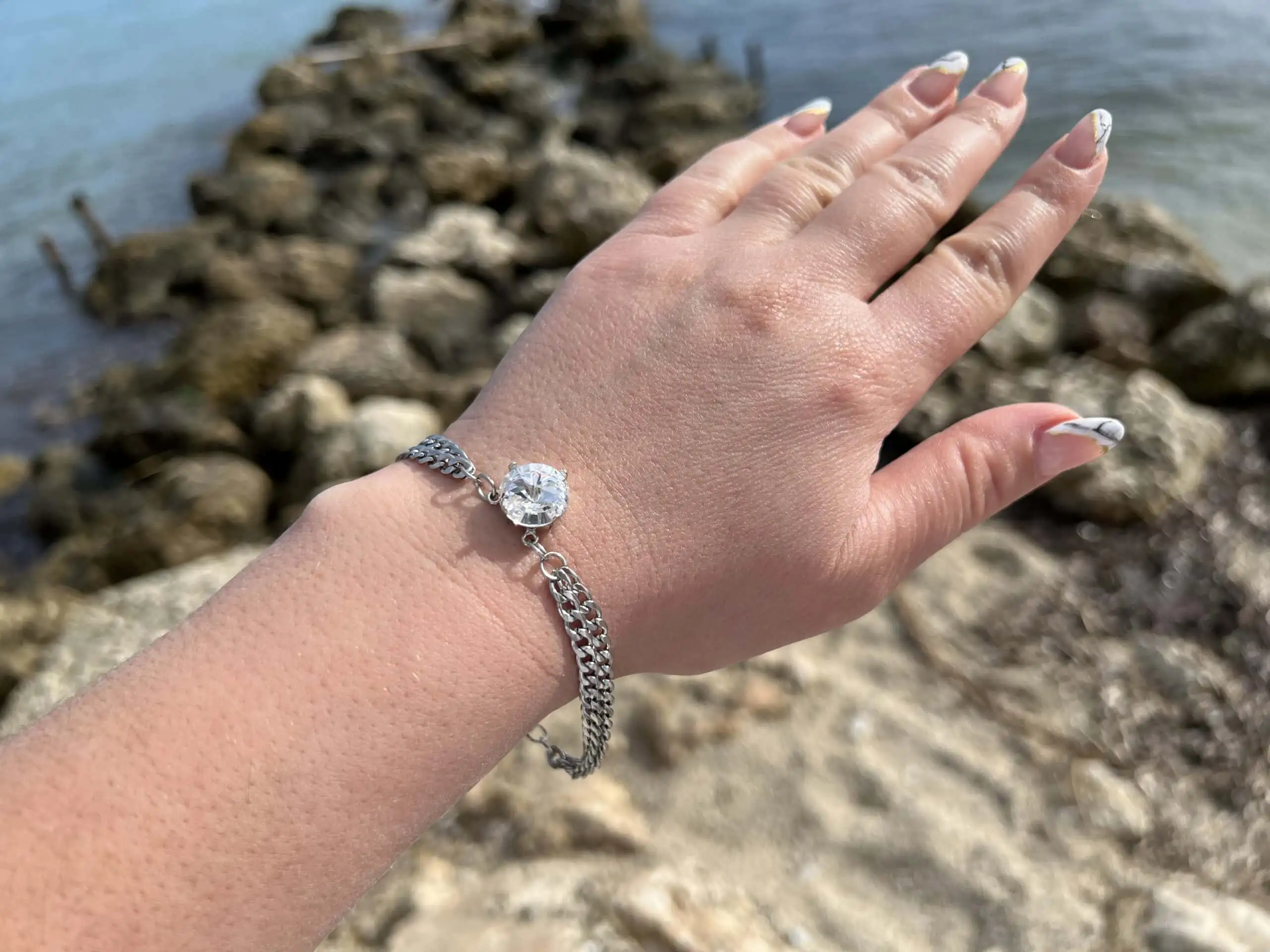 shinny love bracelet