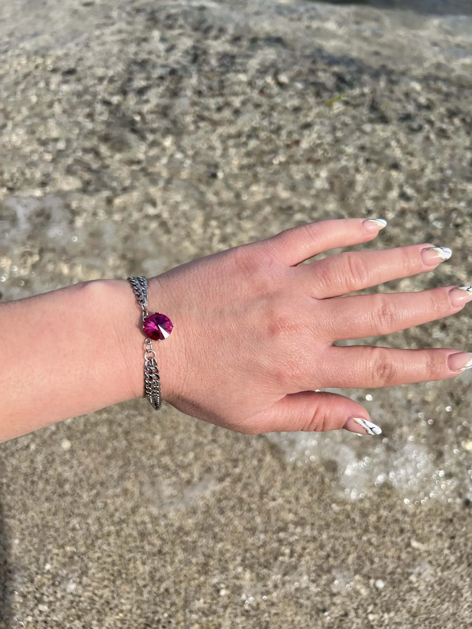 shinny love bracelet