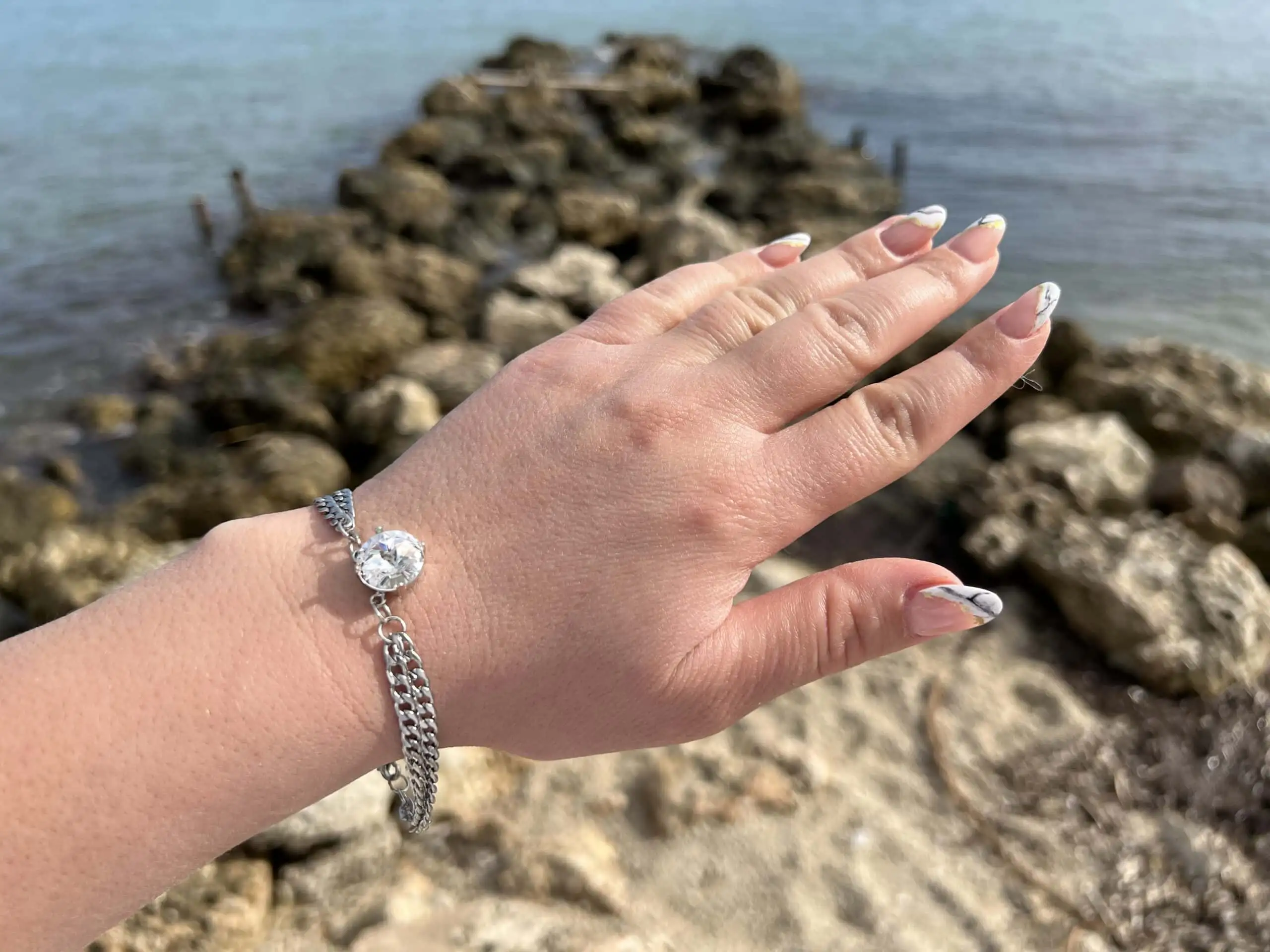 shinny love bracelet