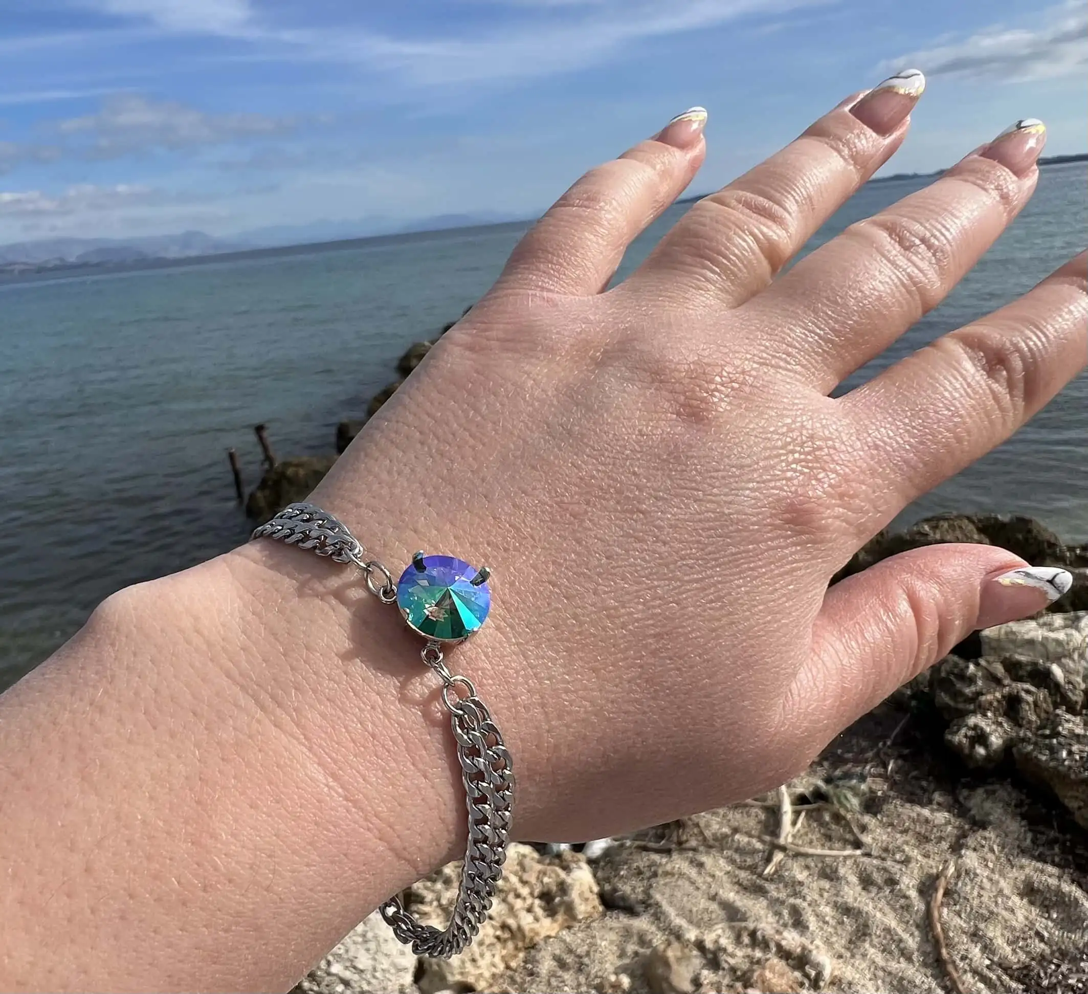 shinny love bracelet