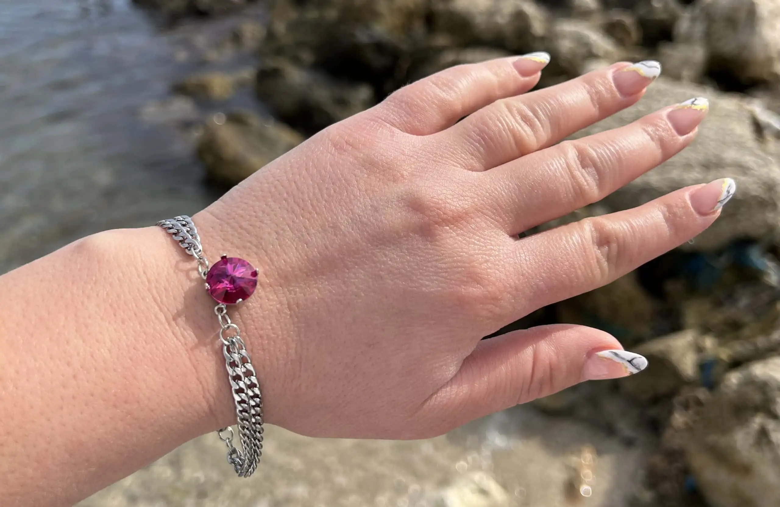 shinny love bracelet