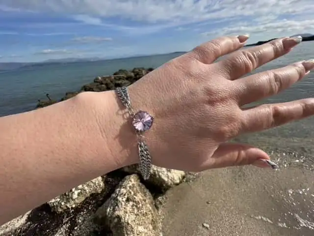 shinny love bracelet