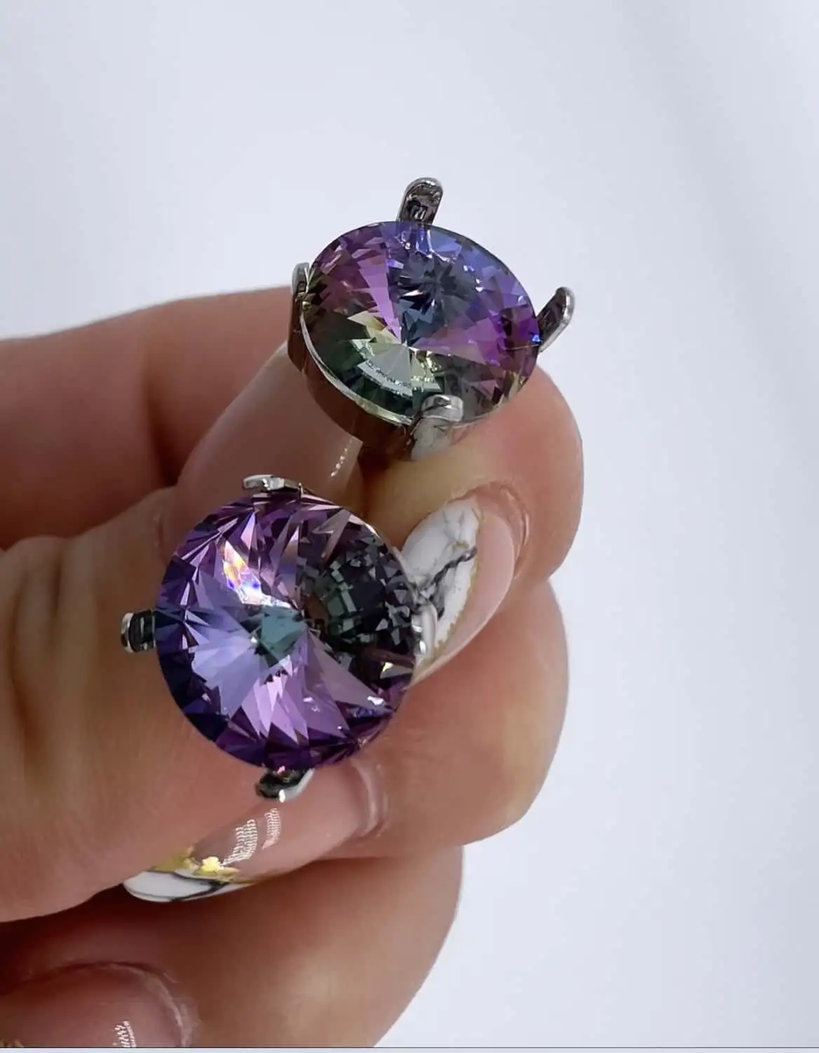 Swarovski stud earrings