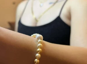 Βραχιόλι με πέρλες Swarovski