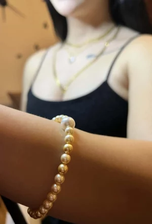 Βραχιόλι με πέρλες Swarovski