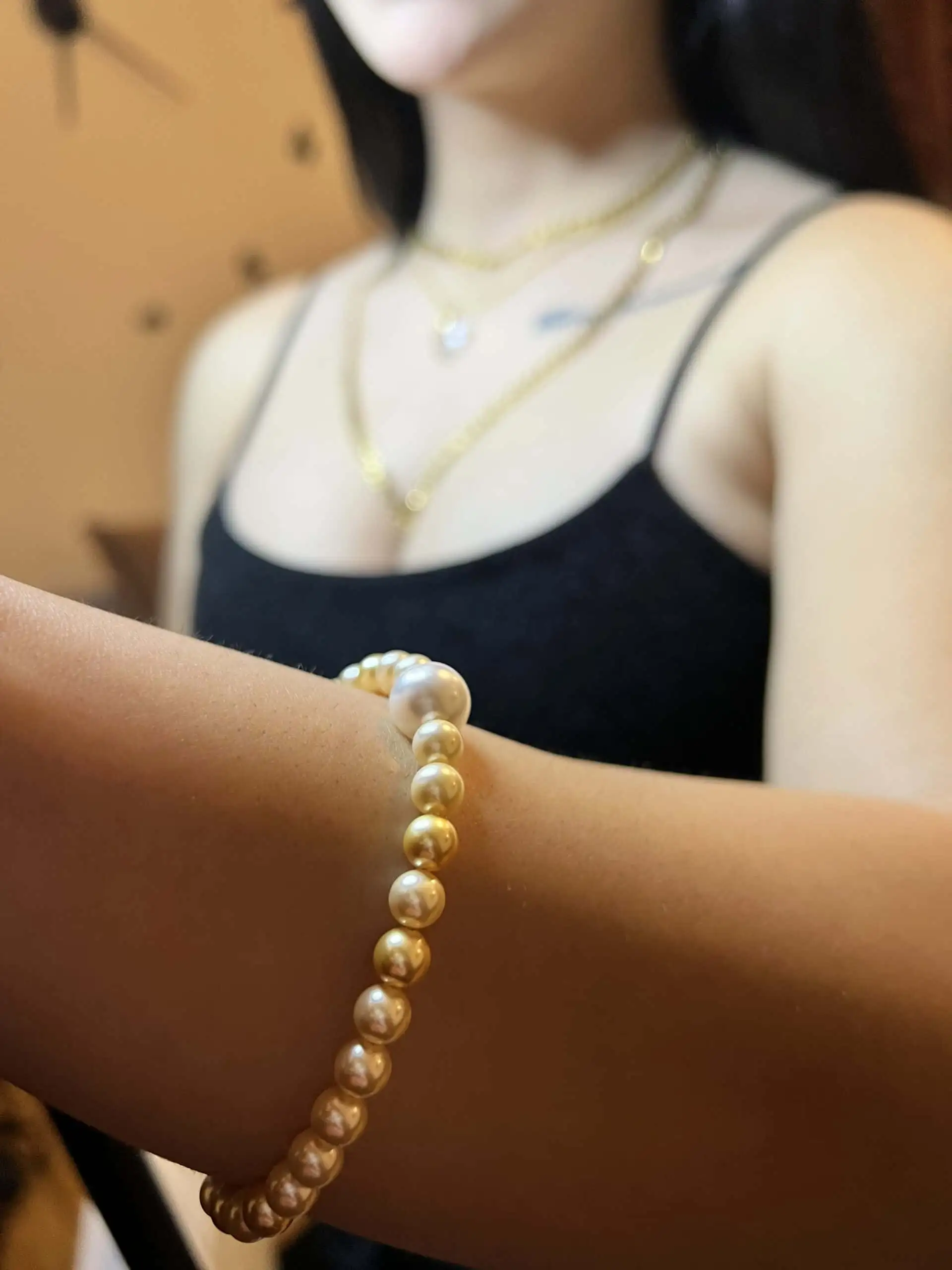 Βραχιόλι με πέρλες Swarovski