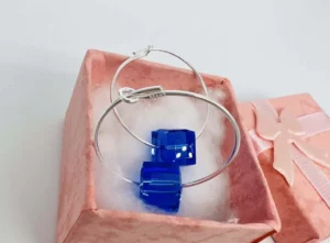 Royal blue earrings