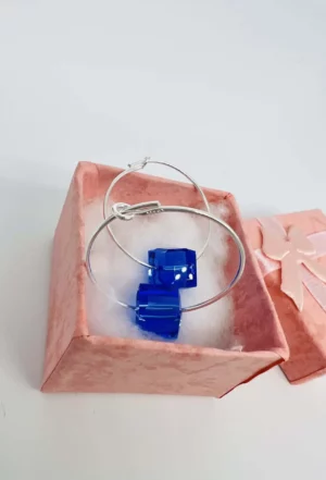 Royal blue earrings