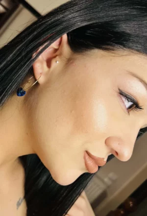 Vermuda blue earrings