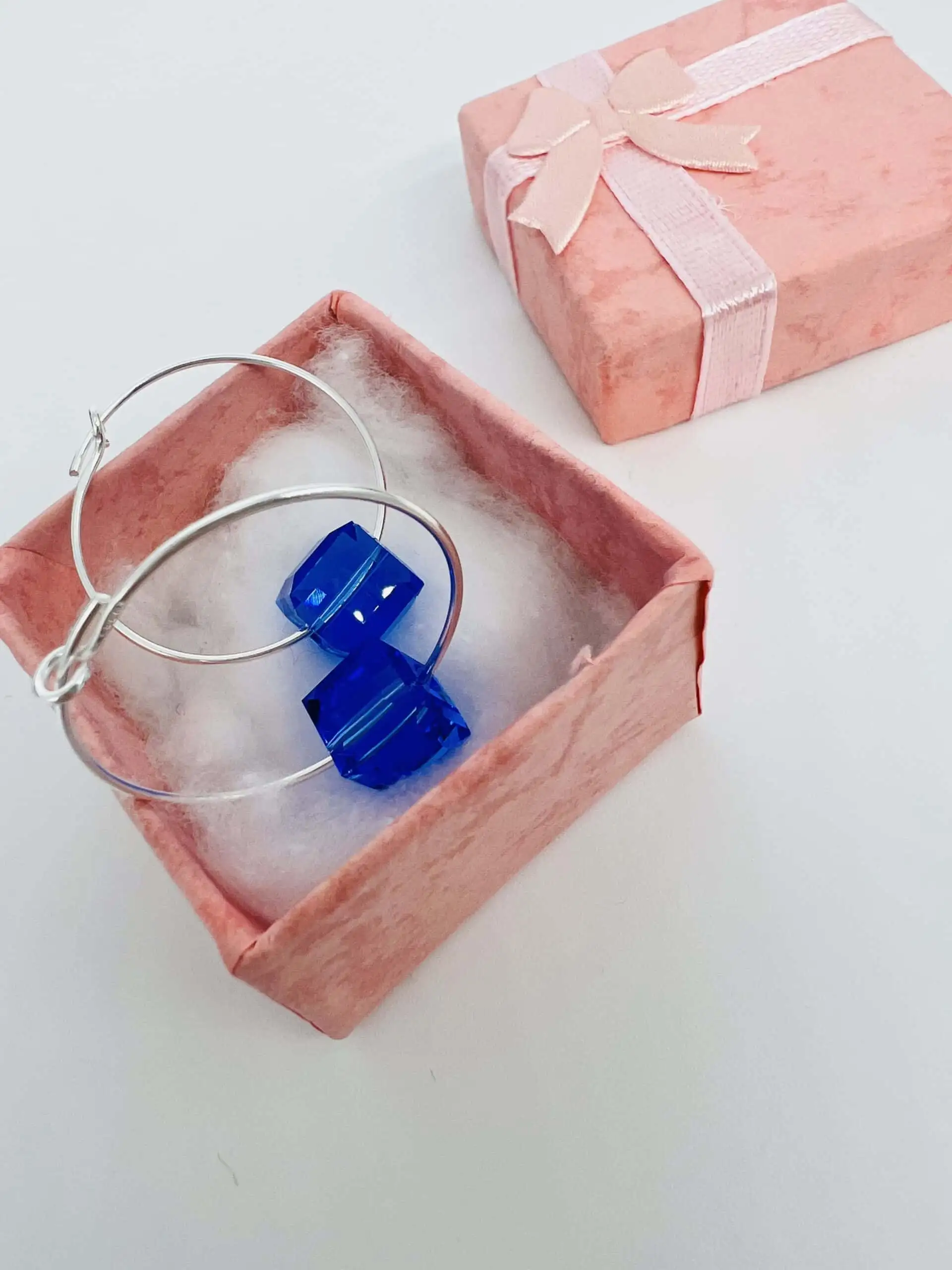 Royal blue earrings - Image 2