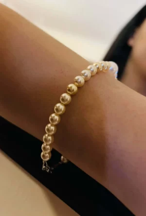 Βραχιόλι με πέρλες Swarovski