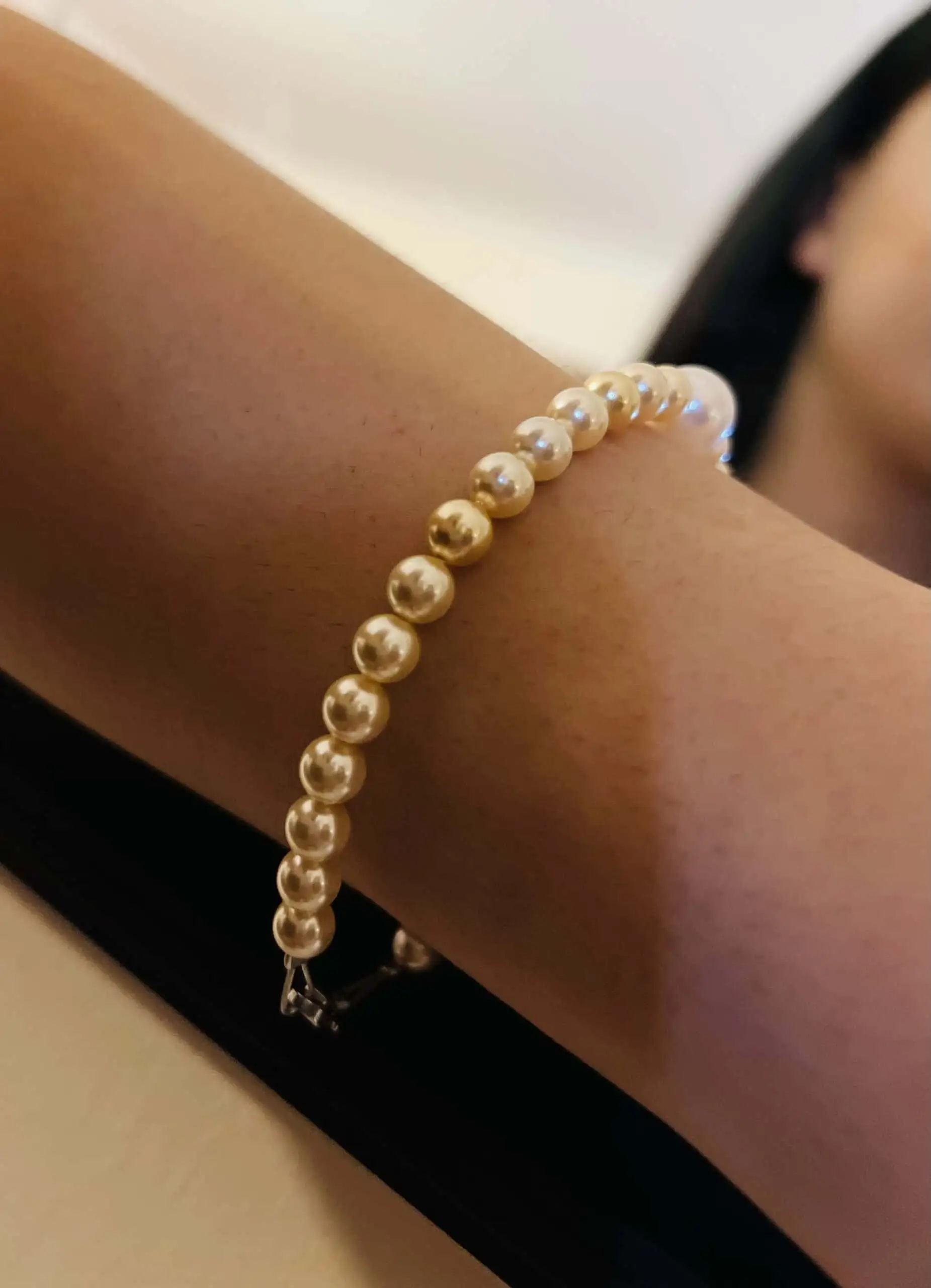 Βραχιόλι με πέρλες Swarovski