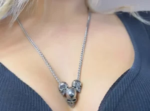 Skull head necklace