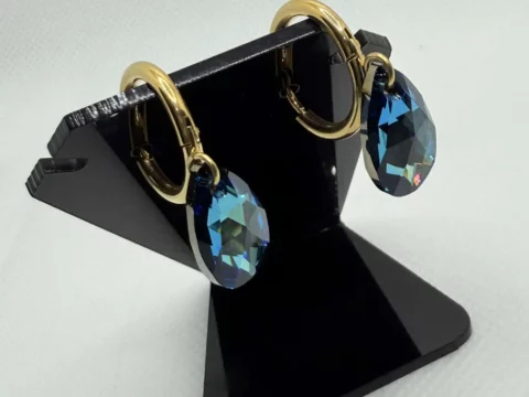 vermuda blue earrings