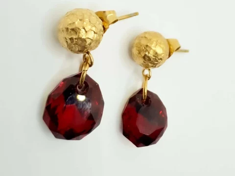 red passion earrings