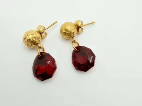 red passion earrings