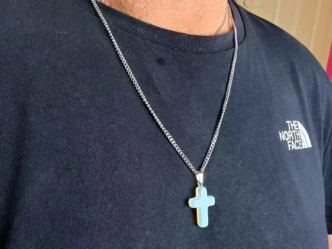 Moonstone cross