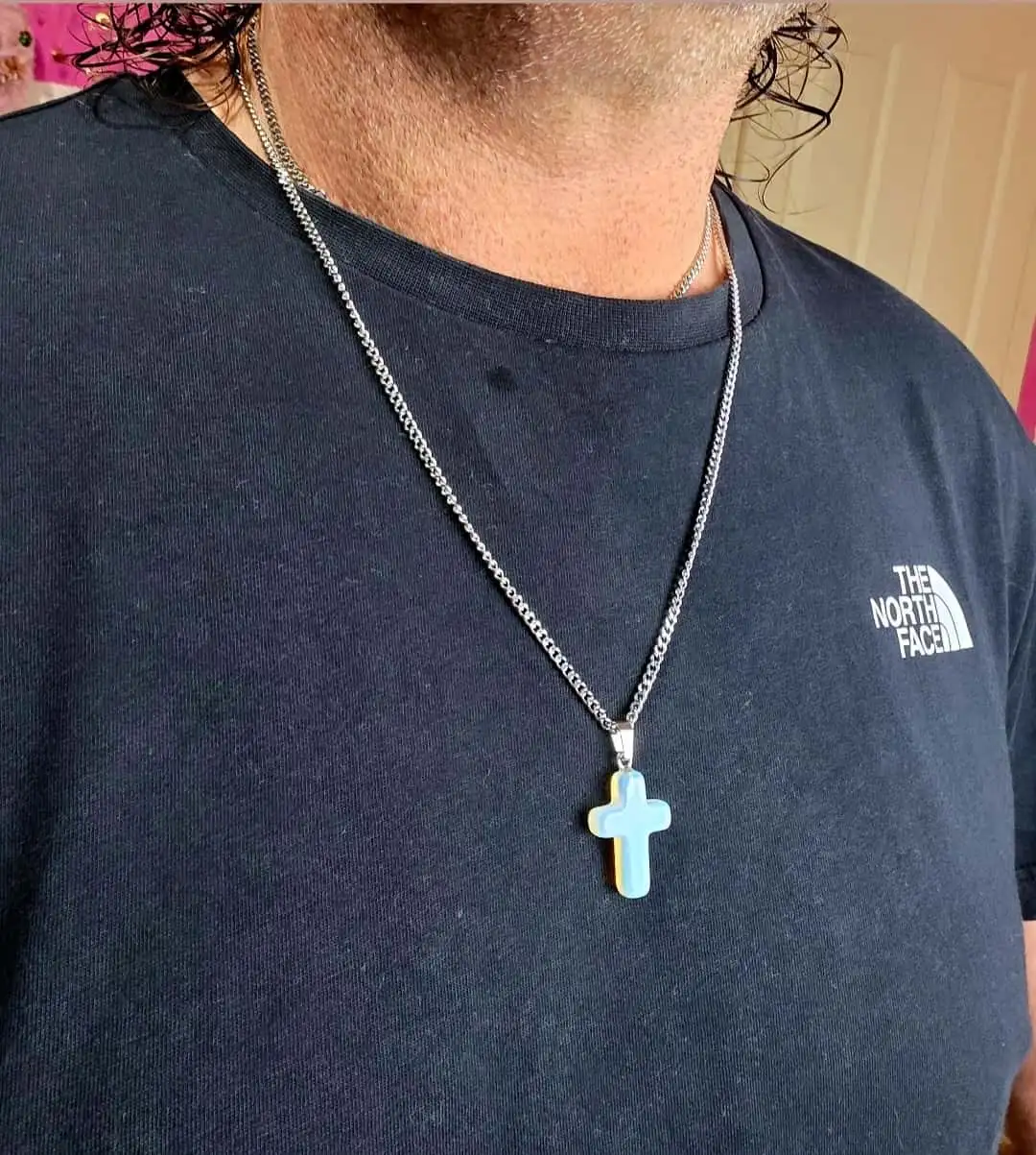 Moonstone cross