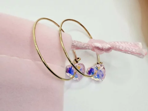 Pink dream earrings