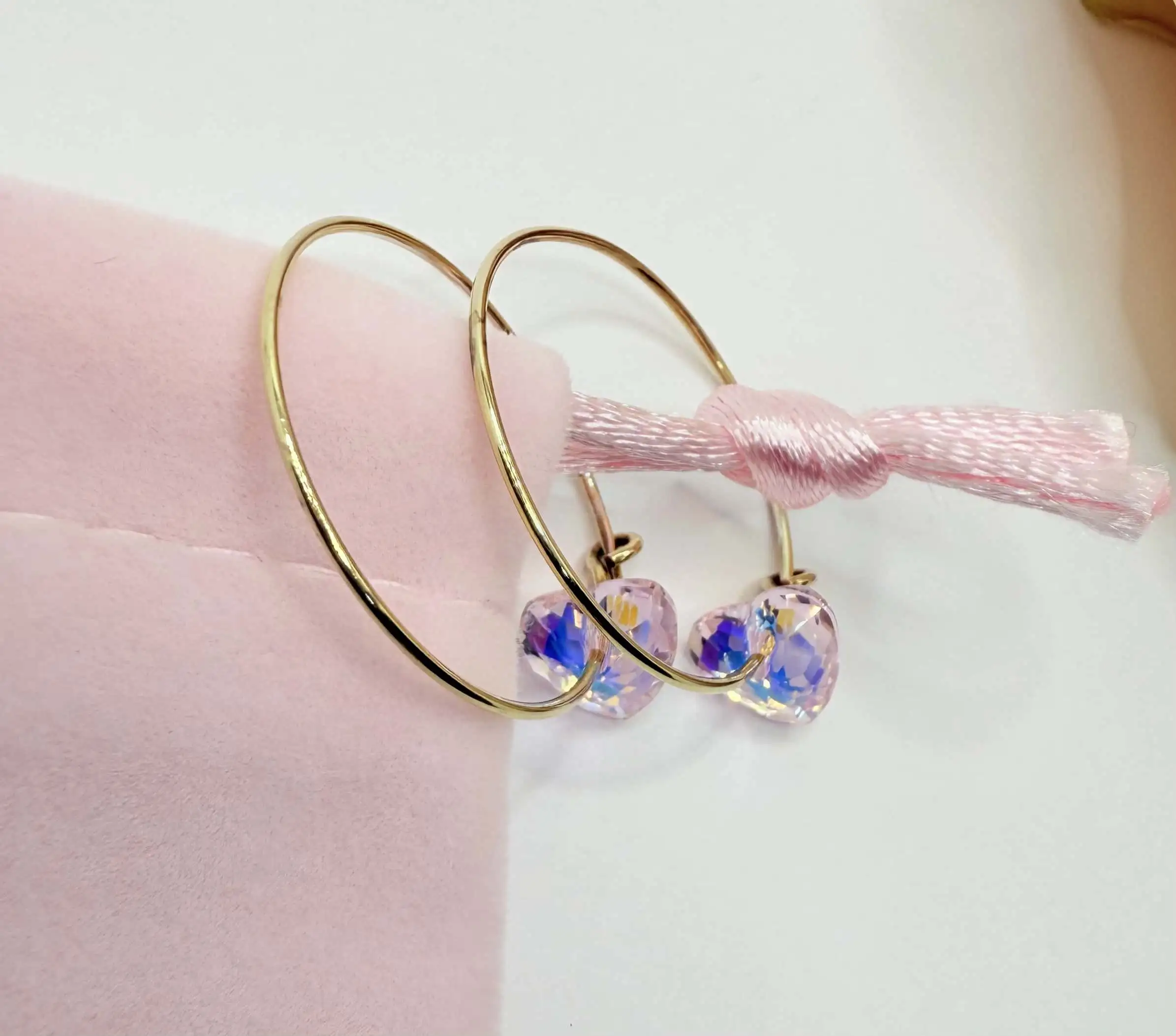 Pink dream earrings