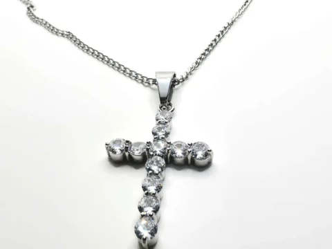 cross with zirconia