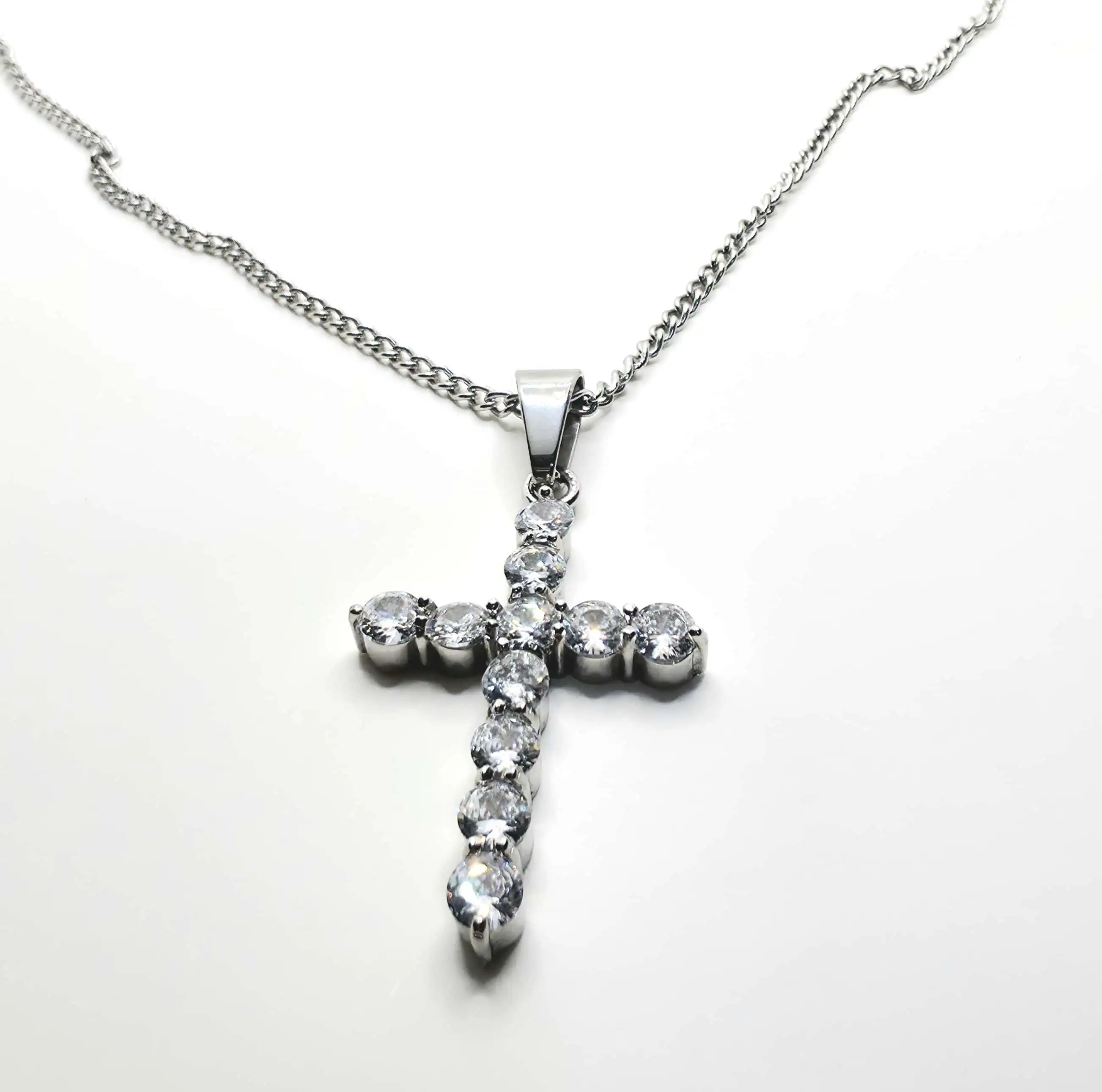cross with zirconia