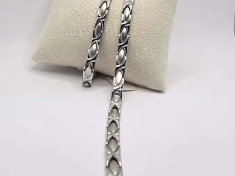 Silver bracelet for him