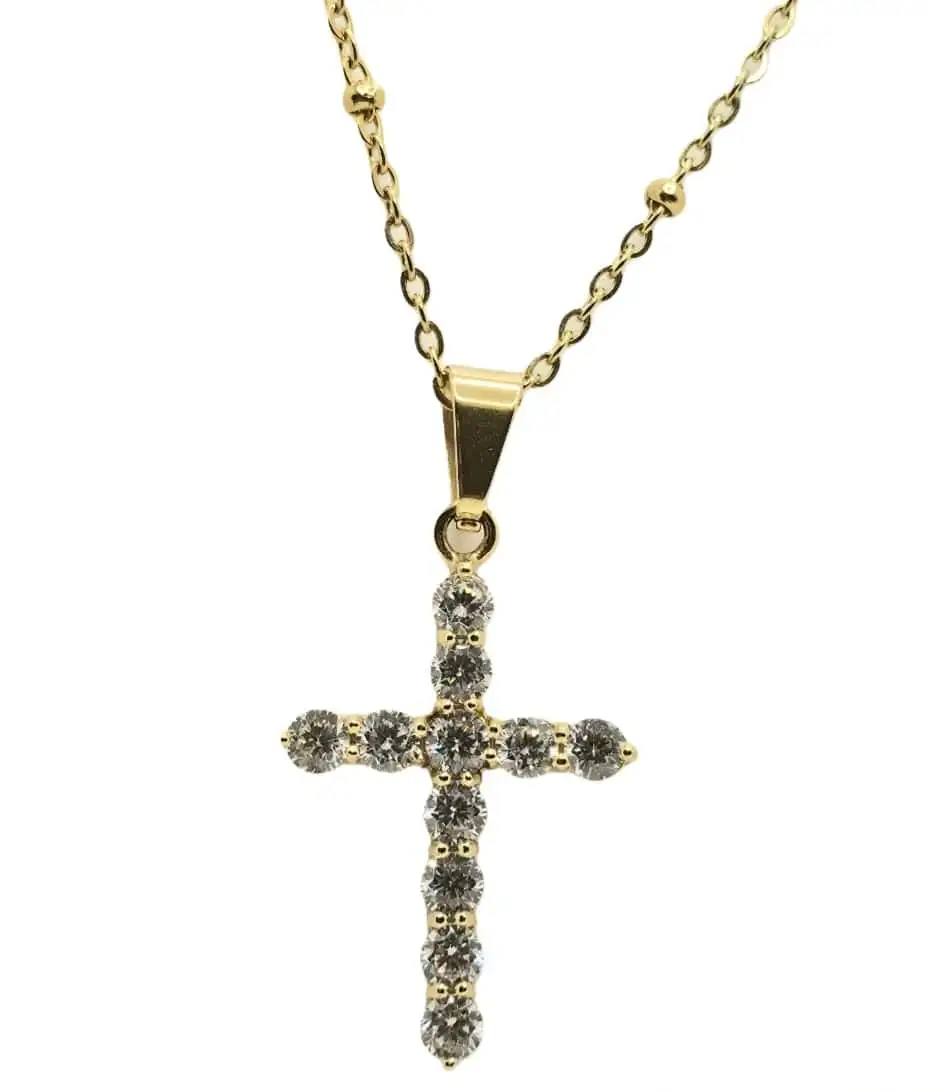 cross with zirconia