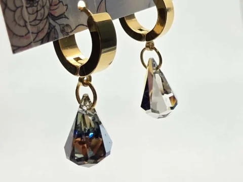 Σκουλαρίκια swarovski rainbow