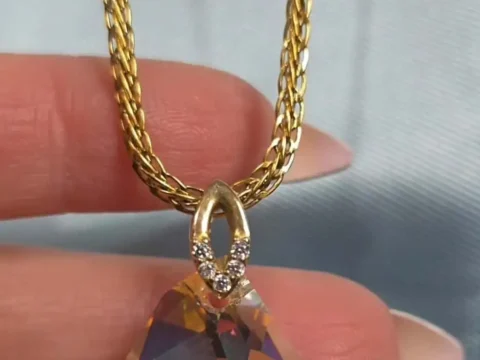 swarovski κολιέ